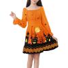 imageZando Girls Dresses Long Sleeve Junior Dresses Back Tie Spring Dress for Girls 616 YearsHalloween Night