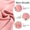 imageZando Girls Dresses Long Sleeve Junior Dresses Back Tie Spring Dress for Girls 616 YearsPink