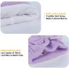 imageZando Newborn Baby Girls Hats with Cute Bow Warm Baby Winter Hat Knitted Infant Hat Baby Beanies for Boys Girls 06 MonthsPurple