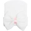 imageZando Newborn Hospital Hat Toddler Beanie Baby Boy Girl Knot Headbands with Big Bows Infant Baby Nursery CapsA White  Blue  Pink  Pink Blue White