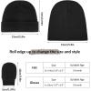 imageZando Newborn Hospital Hat Toddler Beanie Baby Boy Girl Knot Headbands with Big Bows Infant Baby Nursery CapsF Black  White  Gray  Blackgray