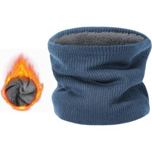 imageZando Winter Neck Warmer Gaiter for Men Women Windproof Ski Face Mask for Men Fleece Neck Warmer Face Cover Winter Neck ScarfBlue