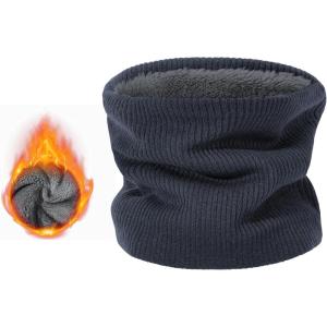imageZando Winter Neck Warmer Gaiter for Men Women Windproof Ski Face Mask for Men Fleece Neck Warmer Face Cover Winter Neck ScarfNavy Blue