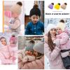 imageZando Baby Newborn Hats Knit Soft Infant Kids Winter Hat Pom Pom Warm Christmas Beanie Hat and Mitten Set for Boys GirlsB0 Yellow