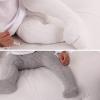 imageZando Opaque Cotton Tights for Baby Girls Infants ampamp Toddlers Cozy Winter Leggings with Cable Knit Design Size 03M to 67TC Grey 25t