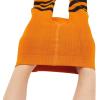 imageZando Opaque Cotton Tights for Baby Girls Infants ampamp Toddlers Cozy Winter Leggings with Cable Knit Design Size 03M to 67TOrange Black 624