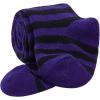 imageZando Opaque Cotton Tights for Baby Girls Infants ampamp Toddlers Cozy Winter Leggings with Cable Knit Design Size 03M to 67TPurple Black 06