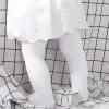 imageZando Ultra Soft Ballet Tights for Girls Footed Dance Tights Colorful Girls Leggings212T ToddlerLittle KidBig KidGirls 2 White