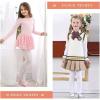 imageZando Ultra Soft Ballet Tights for Girls Footed Dance Tights Colorful Girls Leggings212T ToddlerLittle KidBig KidGirls White