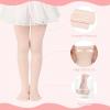 imageZando Ultra Soft Ballet Tights for Girls Footed Dance Tights Colorful Girls Leggings212T ToddlerLittle KidBig KidToddler Hot Pink