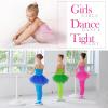 imageZando Ultra Soft Ballet Tights for Girls Footed Dance Tights Colorful Girls Leggings212T ToddlerLittle KidBig KidToddler Hot Pink
