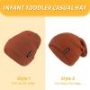 imageZando Unisex Kids Beanie Warm Soft Baby Beanie Knit Toddler Beanies for Boys Girls Winter Hat for Infant Beanie HatOrange Yellow