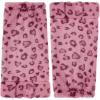 imageZando Women Y2K Fur Leg Warmers Soft Furry Leg Warmers for Women Winter Fluffy Boot Cuffs Covers Halloween Santa CostumePink Leopard