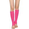 imageZando Womens Fashion Warmers Adult Junior 80s Ribbed Knitted Long Socks for Party Sports Casual SocksA Hot Pink