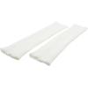 imageZando Womens Fashion Warmers Adult Junior 80s Ribbed Knitted Long Socks for Party Sports Casual SocksA White