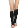 imageZando Womens Fashion Warmers Adult Junior 80s Ribbed Knitted Long Socks for Party Sports Casual SocksB Black