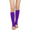imageZando Womens Fashion Warmers Adult Junior 80s Ribbed Knitted Long Socks for Party Sports Casual SocksB Purple