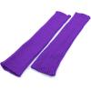 imageZando Womens Fashion Warmers Adult Junior 80s Ribbed Knitted Long Socks for Party Sports Casual SocksB Purple