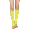 imageZando Womens Fashion Warmers Adult Junior 80s Ribbed Knitted Long Socks for Party Sports Casual SocksB Vitality Yellow