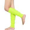 imageZando Womens Fashion Warmers Adult Junior 80s Ribbed Knitted Long Socks for Party Sports Casual SocksB Yellow