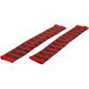 imageZando Womens Fashion Warmers Adult Junior 80s Ribbed Knitted Long Socks for Party Sports Casual SocksC Christmas Stripe Red Green