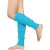 imageZando Womens Fashion Warmers Adult Junior 80s Ribbed Knitted Long Socks for Party Sports Casual SocksNeon Blue