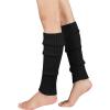 imageZando Womens Fashion Warmers Adult Junior 80s Ribbed Knitted Long Socks for Party Sports Casual SocksZ Blacks Pink