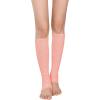 imageZando Womens Fashion Warmers Adult Junior 80s Ribbed Knitted Long Socks for Party Sports Casual SocksZ Light Pink