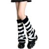 imageZando Y2k Leg Warmers for Women Leg Warmers Kawaii Legwarmers Y2k Leg Warmers 80s Halloween Customes Punk Gothic LolitaBlack White