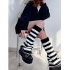 imageZando Y2k Leg Warmers for Women Leg Warmers Kawaii Legwarmers Y2k Leg Warmers 80s Halloween Customes Punk Gothic LolitaBlack White