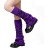 imageZando Y2k Leg Warmers for Women Leg Warmers Kawaii Legwarmers Y2k Leg Warmers 80s Halloween Customes Punk Gothic LolitaPurple Spider