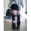 imageZando Y2k Leg Warmers for Women Leg Warmers Kawaii Legwarmers Y2k Leg Warmers 80s Halloween Customes Punk Gothic LolitaSkull