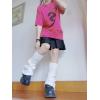 imageZando Y2k Leg Warmers for Women Leg Warmers Kawaii Legwarmers Y2k Leg Warmers 80s Halloween Customes Punk Gothic LolitaWhite B