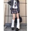 imageZando Y2k Leg Warmers for Women Leg Warmers Kawaii Legwarmers Y2k Leg Warmers 80s Halloween Customes Punk Gothic LolitaWhite B