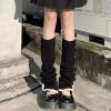 imageZando Y2k Leg Warmers for Women Leg Warmers Y2k Leg Warmers 80s Kawaii Leg Warmers Cute Leg Warmers Goth AccessoriesB Black