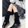 imageZando Y2k Leg Warmers for Women Leg Warmers Y2k Leg Warmers 80s Kawaii Leg Warmers Cute Leg Warmers Goth AccessoriesB Black