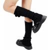imageZando Y2k Leg Warmers for Women Leg Warmers Y2k Leg Warmers 80s Kawaii Leg Warmers Cute Leg Warmers Goth AccessoriesB Black