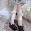 imageZando Y2k Leg Warmers for Women Leg Warmers Y2k Leg Warmers 80s Kawaii Leg Warmers Cute Leg Warmers Goth AccessoriesB White