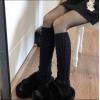 imageZando Y2k Leg Warmers for Women Leg Warmers Y2k Leg Warmers 80s Kawaii Leg Warmers Cute Leg Warmers Goth AccessoriesBlack