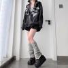 imageZando Y2k Leg Warmers for Women Leg Warmers Y2k Leg Warmers 80s Kawaii Leg Warmers Cute Leg Warmers Goth AccessoriesGray