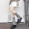imageZando Y2k Leg Warmers for Women Leg Warmers Y2k Leg Warmers 80s Kawaii Leg Warmers Cute Leg Warmers Goth AccessoriesGray