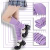 imageZando Y2k Leg Warmers for Women Leg Warmers Y2k Leg Warmers 80s Kawaii Leg Warmers Cute Leg Warmers Goth AccessoriesPurple