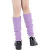imageZando Y2k Leg Warmers for Women Leg Warmers Y2k Leg Warmers 80s Kawaii Leg Warmers Cute Leg Warmers Goth AccessoriesPurple