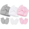 3pcs White & Pink & Grey