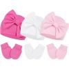3pcs White & Pink & Rose Red