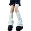 imageZando Y2k Leg Warmers for Women Leg Warmers Kawaii Legwarmers Y2k Leg Warmers 80s Halloween Customes Punk Gothic LolitaWhite B