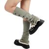 imageZando Y2k Leg Warmers for Women Leg Warmers Y2k Leg Warmers 80s Kawaii Leg Warmers Cute Leg Warmers Goth AccessoriesGray