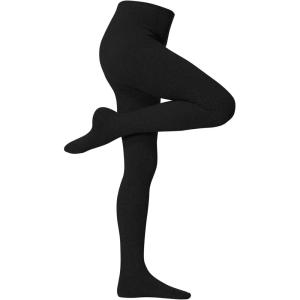 imageZando Opaque Cotton Tights for Baby Girls Infants ampamp Toddlers Cozy Winter Leggings with Cable Knit Design Size 03M to 67TGirls Black