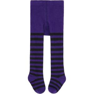 imageZando Opaque Cotton Tights for Baby Girls Infants ampamp Toddlers Cozy Winter Leggings with Cable Knit Design Size 03M to 67TPurple Black 624