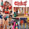 imageZando Slouch Socks Women Scrunch Socks Heavy Soft Extra Long Winter Socks Knee High Knit Boot Socks 80s 90s Socks3 Pairs Black